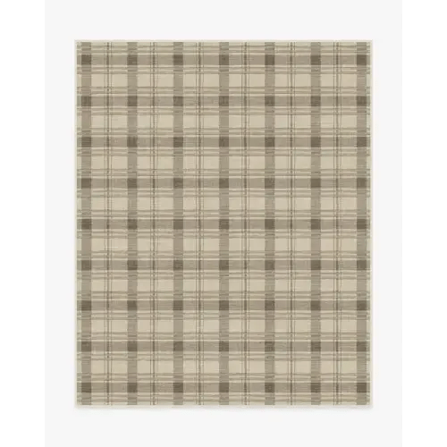 Piper Plaid Neutral Rug | Ruggable