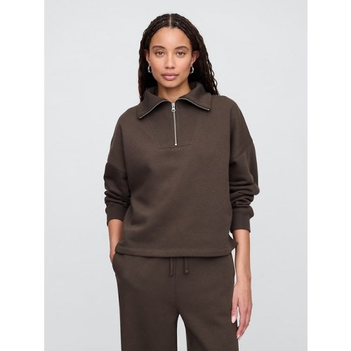Oversized Quarter-Zip Sweatshirt