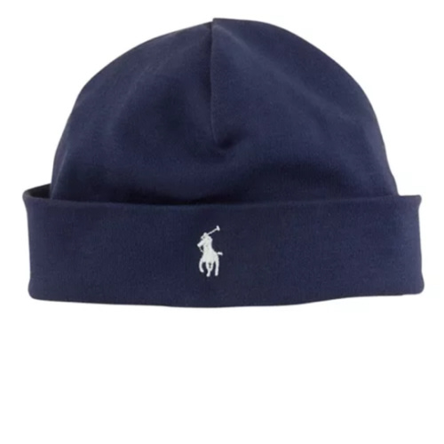 Ralph Lauren Unisex Layette Reversible Beanie - Baby