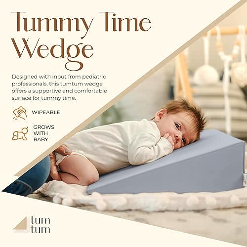 Premium tumtum - Premium Tummy Time Wedge (Slate)