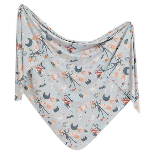 Copper Pearl Large Premium Knit Baby Swaddle Receiving Blanket 'Nightmare Before Christmas'