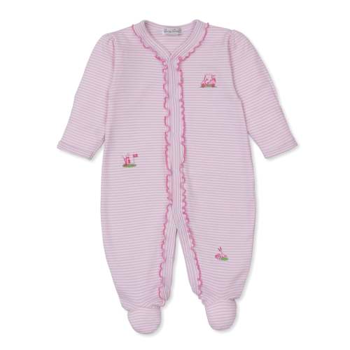 Golf Championship Pink Stripe Footie