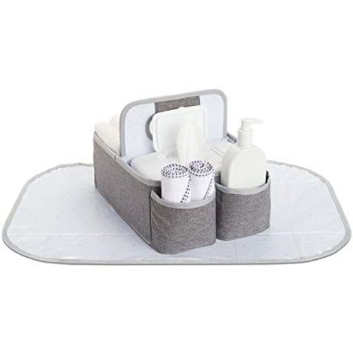 Munchkin Portable Diaper Caddy Organizer, Grey