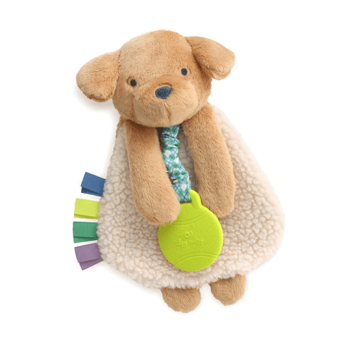 Itzy Lovey™ Plush and Teether Toy, Trevor The Puppy