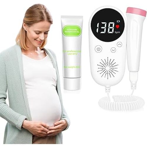 Bag for Baby Monitor Pregnancy Accessories Portable Pocket Doppler Fetal Heart Rate Monitor Bag for Home Use WANJYOUP CMYQ-403