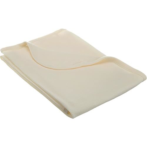 American Baby Company 30 X 40 Thermal/Waffle Swaddle Blanket Made with Organic Cotton, Natural Color, Soft Breathable, for Boys and Girls