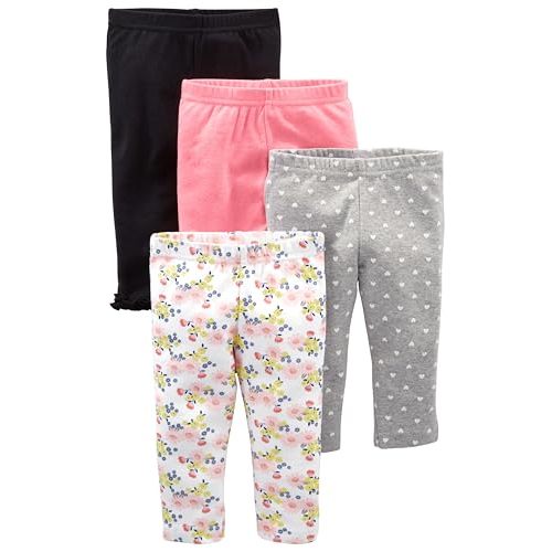 Simple Joys by Carter's Baby Girls' 4-Pack Pants
