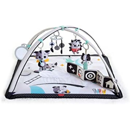 Tiny Love Black & White Gymini Infant Activity Play Mat With-Book, Magical Tales, Deluxe