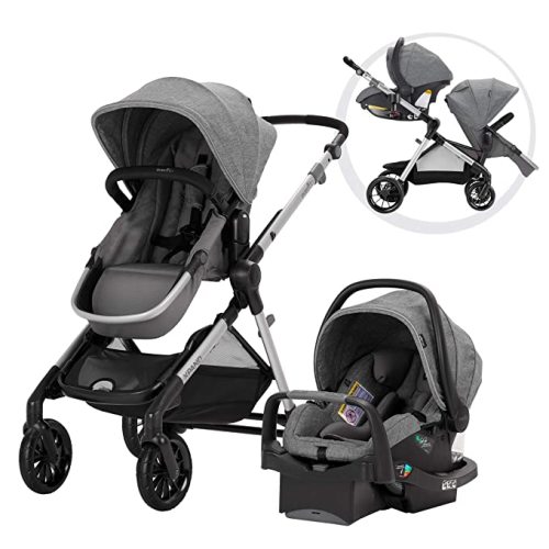 Amazon.com : Evenflo Pivot Xpand Modular Travel System with SafeMax Infant Car Seat : Baby