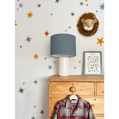 Star Wall Stickers - Warm Winter | Eco-Friendly, Removable, Reusable, Fabric Wall Stickers