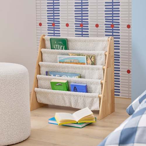Blake Snow White Boucle Bookshelf