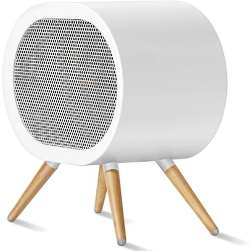 Space Heater, 1000W Small Space Heaters for Indoor Use, 3 Mode PTC Fast Heating Energy Efficient Ceramic Heater, Portable Mini Heater Overheating Tip-Over Protection for Office Desk Home Bathroom