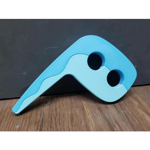 Baby Rattle | Water Warrior Boomerang | Anime inspired cartoon prop | 3D Printed | PLA Plastic