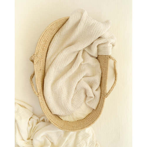 Speckle Heirloom Baby Blanket | Organic Cotton Gauze