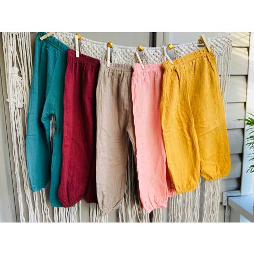 Pants Muslin Cotton toddler boy and girl