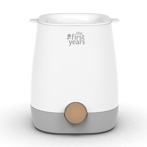 The First Years Baby Bottle Warmer and Sterilizer - Pacifier and Bottle Nipple Sanitizer - Feeding Baby Essentials for Formula or Breast Milk - Holds Multiple Sizes