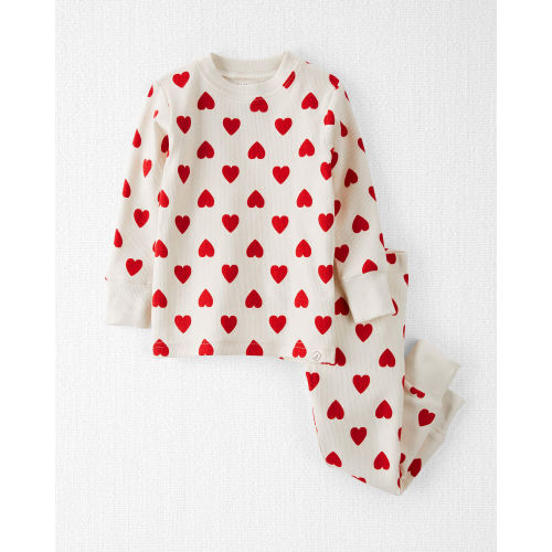 Baby Organic Cotton Pajamas in Forever Hearts Print - Little Planet | Carter's - 18m