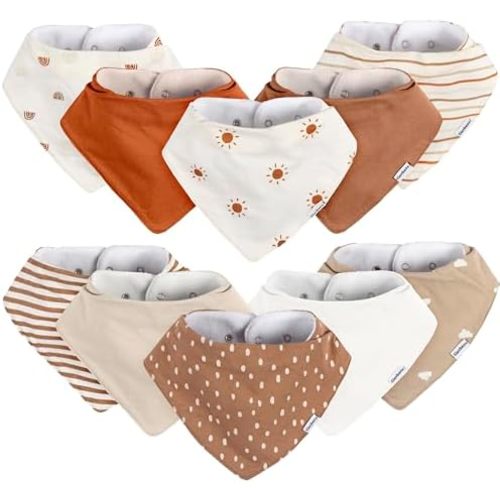 Gerber Unisex Baby Bandana Bibs