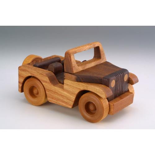Wooden Little Jeep, Wooden Baby Toys, Waldorf Toys