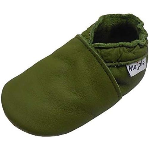 Mejale Baby Leather Shoes Infant Toddler Soft Sole Moccasins Shoes Boys Girls Pre-Walkers