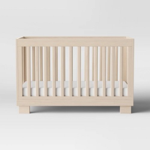 Babyletto Modo 3-in-1 Convertible Crib with Toddler Rail, Color: Washed Natural