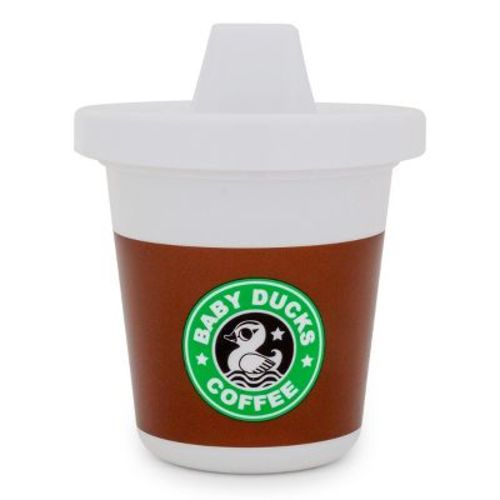 Gamago Baby Ducks Coffee Rise & Shine Toddler Sippy Cup | Holds 4 Ounces