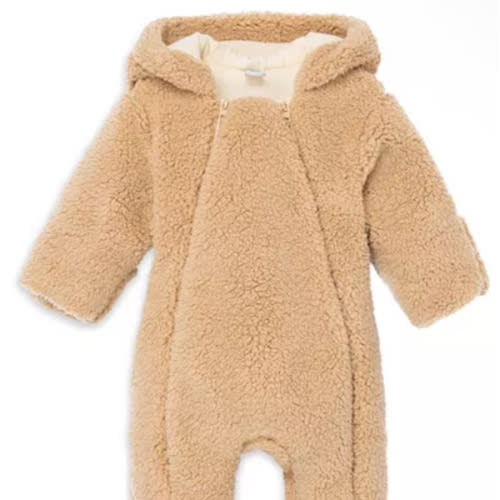 Boys' Fuzzy Bear Pram - Baby