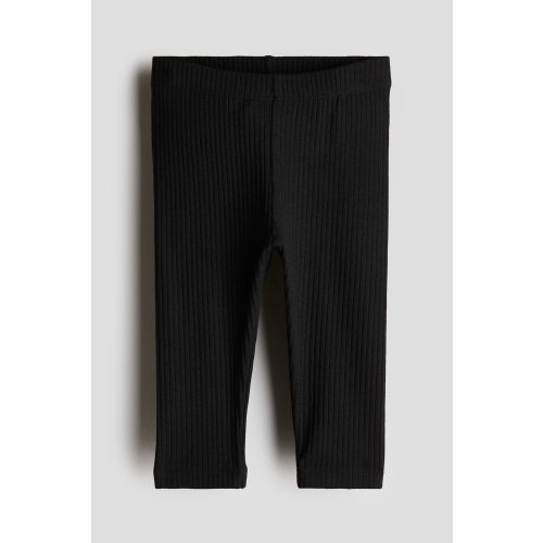 Ribbed Cotton Leggings