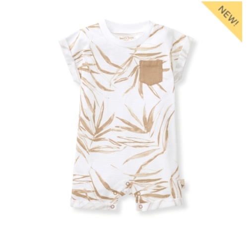 Shady Palms Organic Baby Boy Romper
