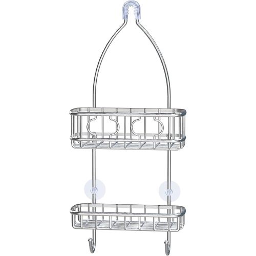 Simple Houseware Stainless Steel Bathroom Hanging Shower Head Caddy Organizer (22 x 10.2 x 4.2 inches)
