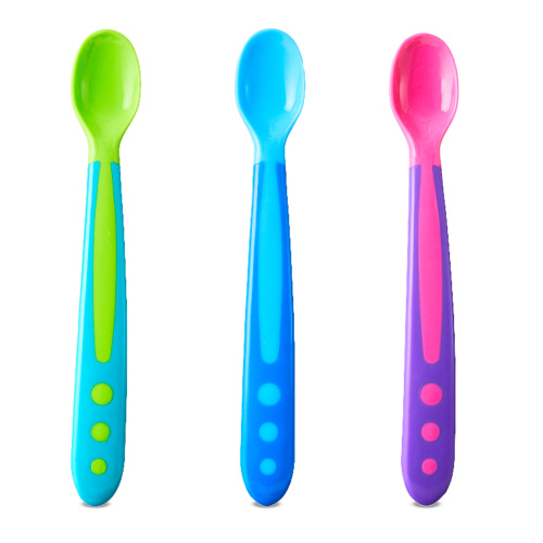 Parent's Choice Plastic 6 Pack First Stage Infant Feeding Spoons, BPA-free, Multi-color