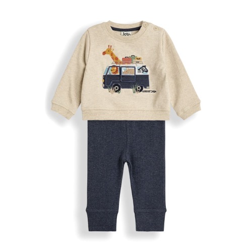 Safari Cotton Sweatshirt & Sweatpants Set
