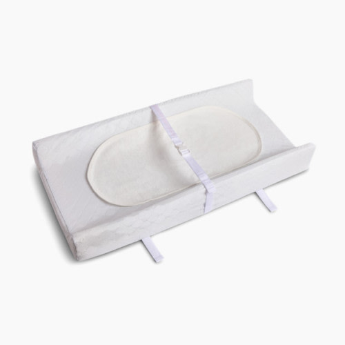Sprucely 2-Sided Waterproof Changing Pad + Reusable Liner - White