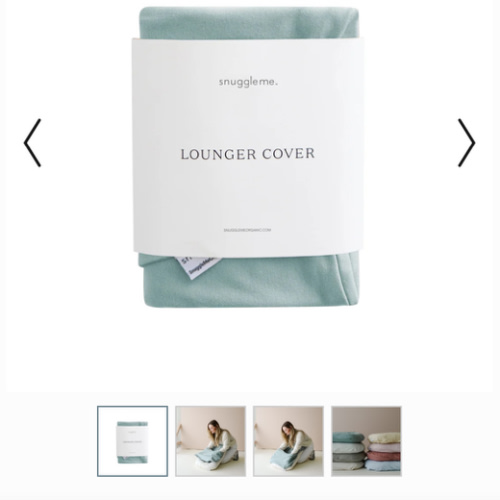 Infant Lounger Cover | Slate