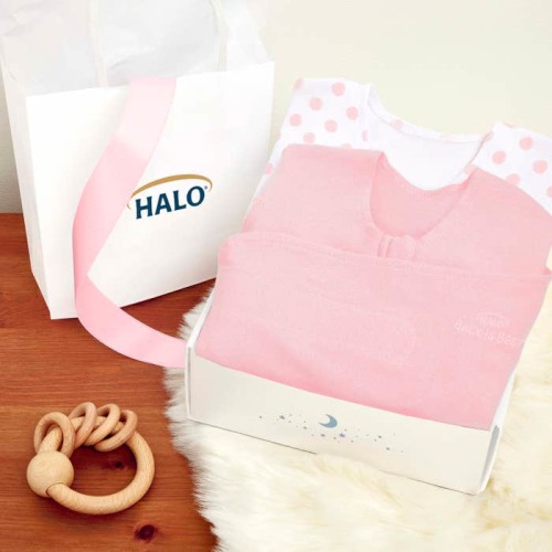 Strawberry Swaddle + Wearable Baby Blanket | HALO