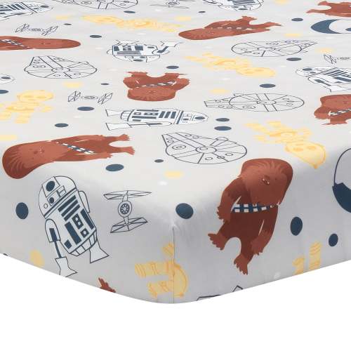 Star Wars Signature Millennium Falcon 100% Cotton Fitted Crib Sheet – Lambs & Ivy