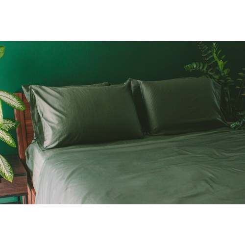 Sateen Organic Cotton Sheet Set + Pillowcases