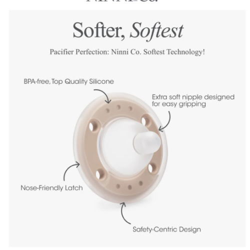 Ninni Pacifier Oatmeal 2 Pack