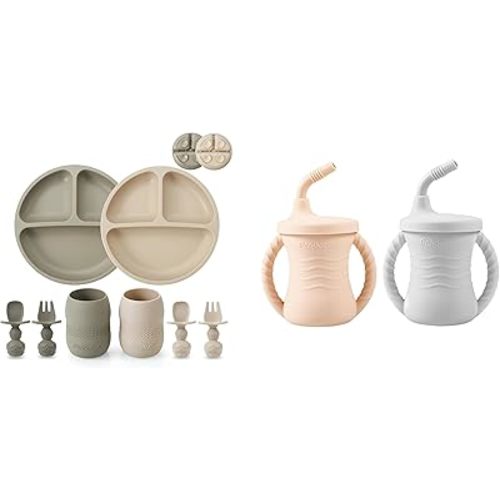 PandaEar Silicone Baby Feeding Set