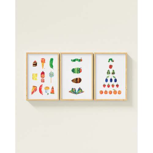 Very Hungry Caterpillar Framed Wall Art Set | Eric Carle x Nestig