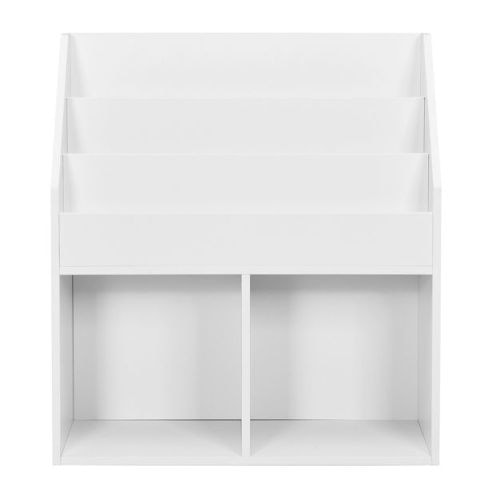 Tangkula Kids Wooden Bookshelf Bookcase Display Rack Toy Storage Cabinet Organizer Holder For Kids Room&nursery
