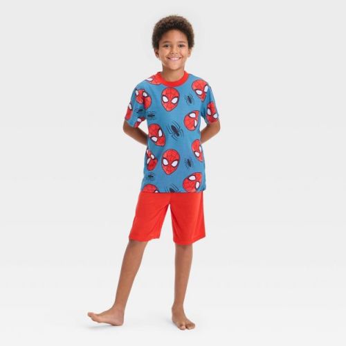 Boys' Spider-Man 2pc Short Sleeve Pajama Set - Red L