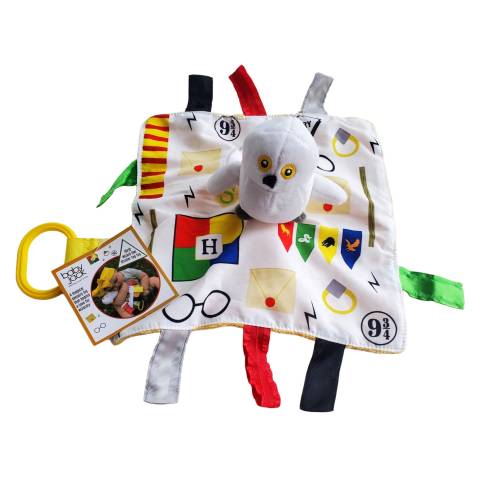 Baby Jack & Co Wizard Lovey Collection Sensory Tag Toys for Babies - Baby Crinkle Toys - Learn Shapes and Colors - BPA Free w/ Stroller Clip