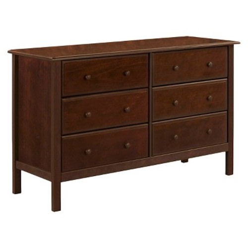 DaVinci Jayden 6-Drawer Double Dresser, Color: Espresso