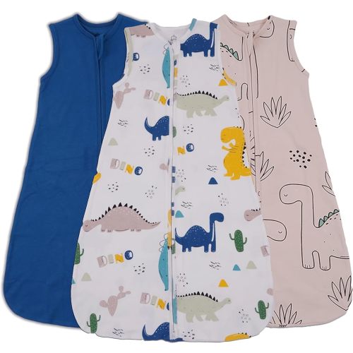Sleep Sack Newborn Essentials, 100% Organic Cotton, 0.5 TOG Toddler Sleep Sack, 2-Way Zipper