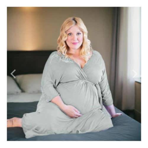 Dressed to Deliver Maternity Robe + Nursing