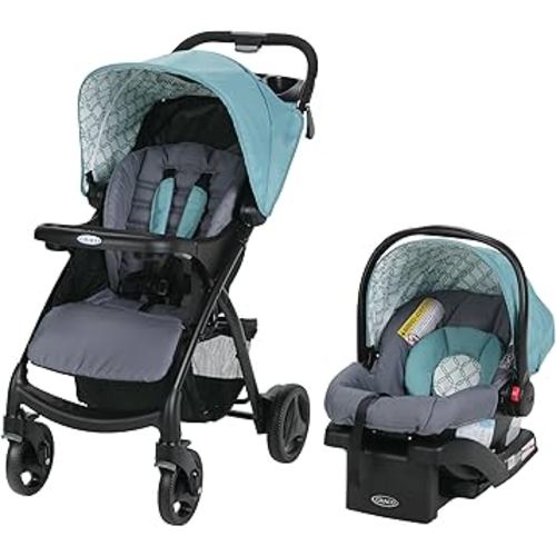 Graco Verb Travel System | Includes Verb Stroller and SnugRide 30 Infant Car Seat, Merrick | Stroller and Carseat Combo
