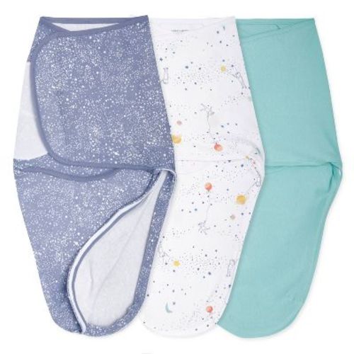 Aden + Anais Essentials Easy Swaddle Wrap - Stargaze - 0-3 Months - 3pk