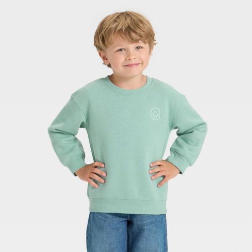 Toddler Boys' Fleece Crew Sweatshirt - Cat & Jack™