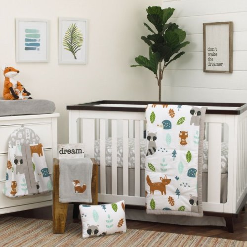 Isabelle & Max™ Amey Little Woodland Friends 8 Piece Crib Bedding Set & Reviews | Wayfair